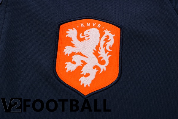 Netherlands Polo Shirts + Pants Royal Blue 2022/2023