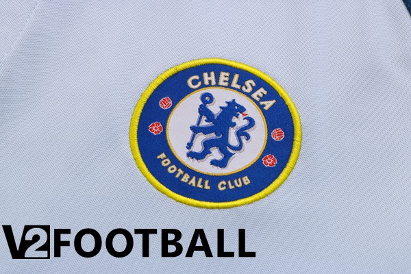 FC Chelsea Polo Shirts + Pants Grey 2022/2023