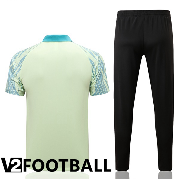 Brazil Polo Shirts + Pants Green 2022/2023