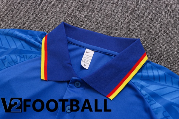 France Polo Shirts + Pants Blue 2022/2023