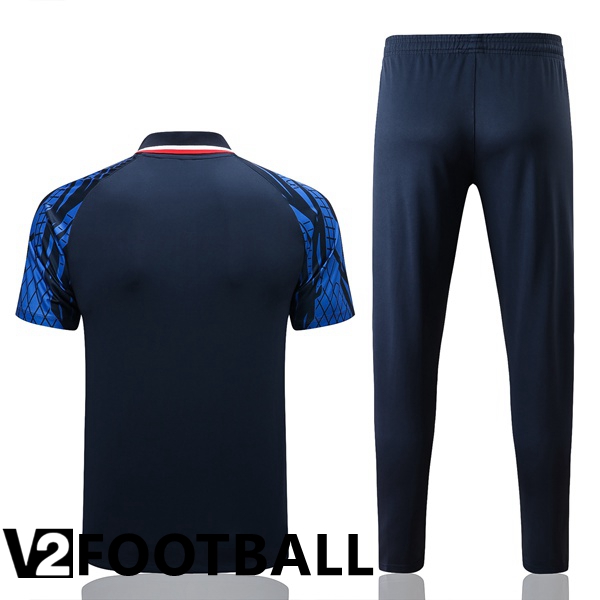 France Polo Shirts + Pants Royal Blue 2022/2023