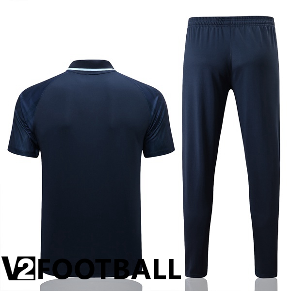 Paris Saint Germain Polo Shirts + Pants Royal Blue 2022/2023