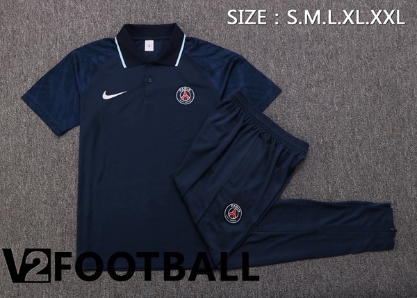 Paris Saint Germain Polo Shirts + Pants Royal Blue 2022/2023