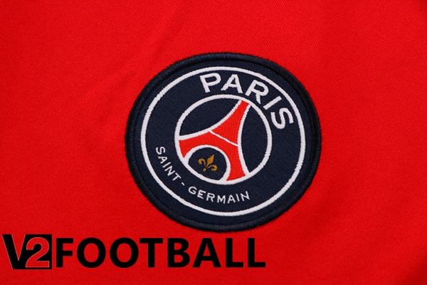 Paris Saint Germain Polo Shirts + Pants Red 2022/2023