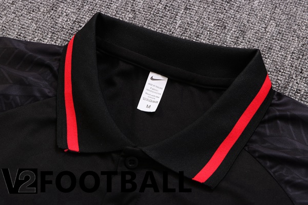 FC Liverpool Polo Shirts + Pants Black 2022/2023