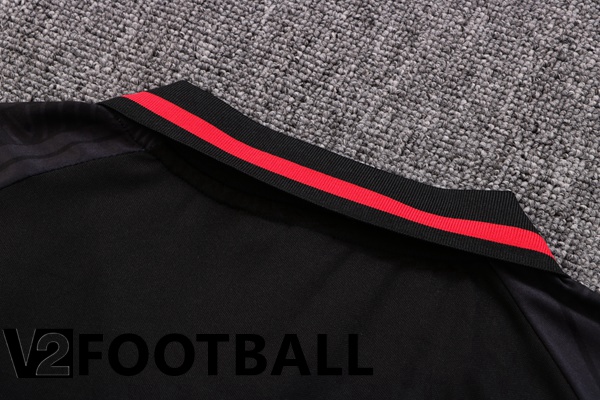 FC Liverpool Polo Shirts + Pants Black 2022/2023