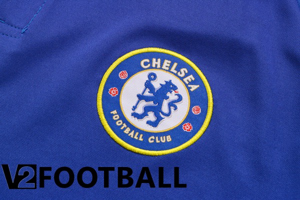 FC Chelsea Polo Shirts + Pants Blue 2022/2023