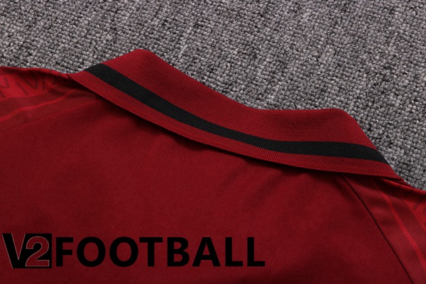 Portugal Polo Shirts + Pants Red 2022/2023