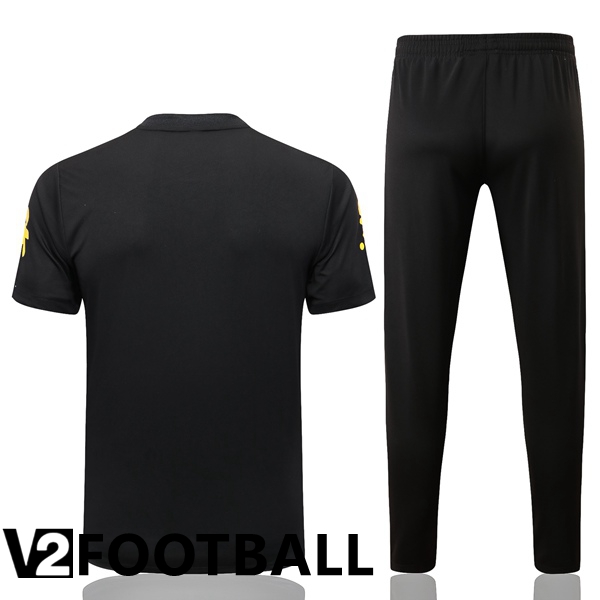 Brazil Polo Shirts + Pants Black 2022/2023