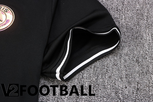 Paris Saint Germain Polo Shirts + Pants Black 2022/2023