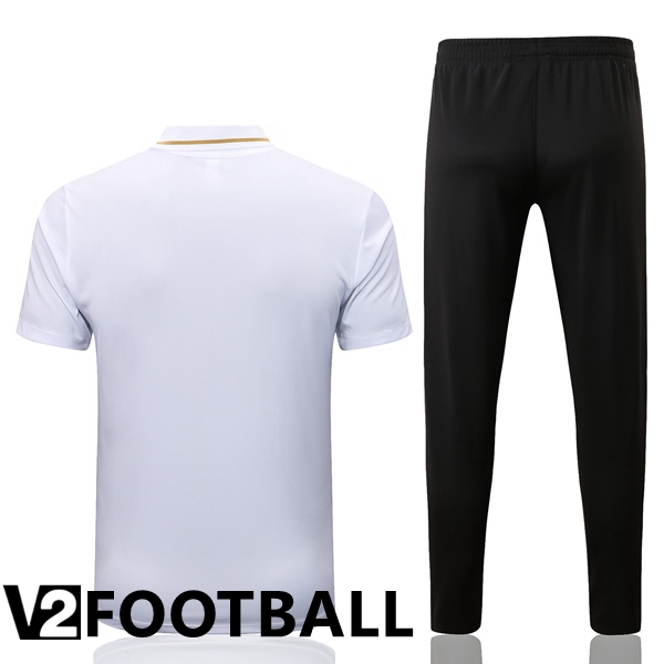 Brazil Polo Shirts + Pants White 2022/2023