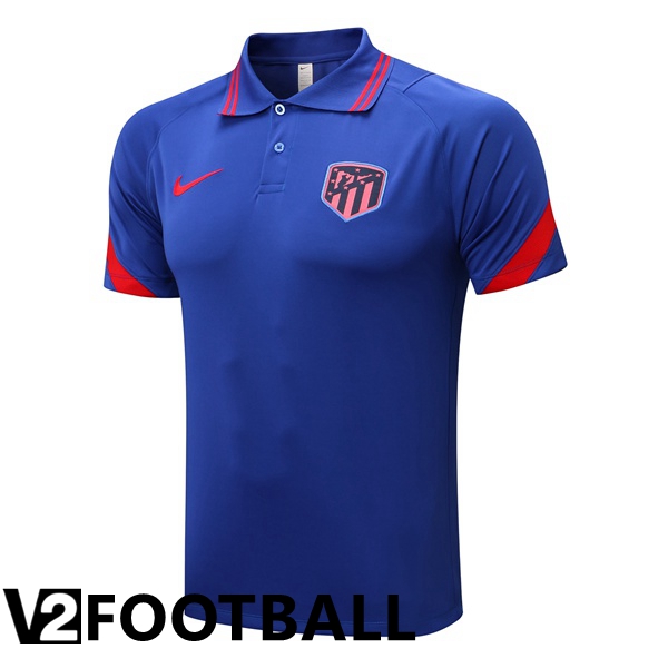 Atletico Madrid Polo Shirts Blue 2022/2023