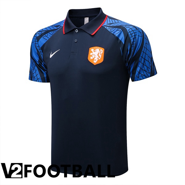 Netherlands Polo Shirts Royal Blue 2022/2023