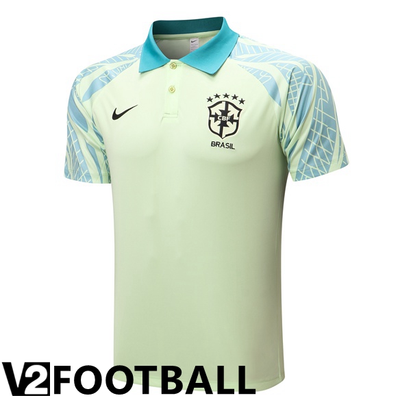 Brazil Polo Shirts Green 2022/2023