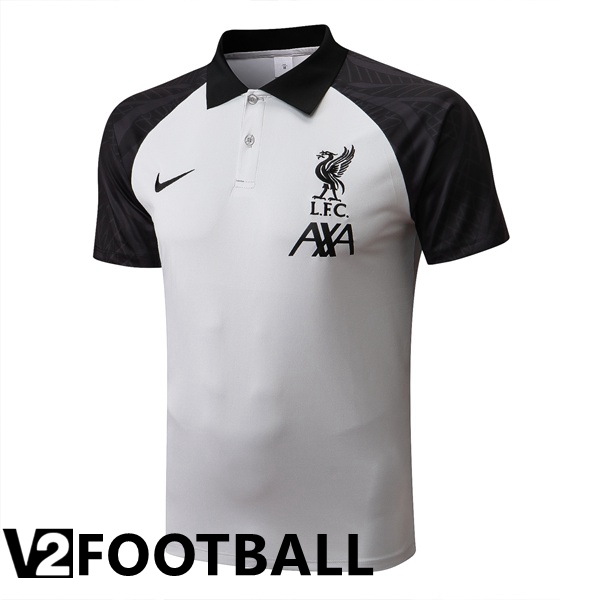 FC Liverpool Polo Shirts Grey Black 2022/2023