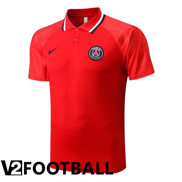 Paris Saint Germain Polo Shirts Red 2022/2023