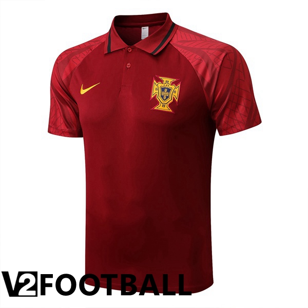 Portugal Polo Shirts Red 2022/2023