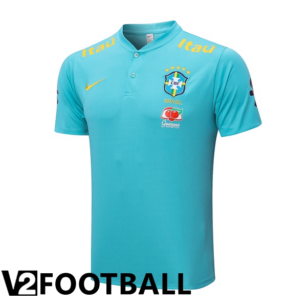 Brazil Polo Shirts Blue 2022/2023
