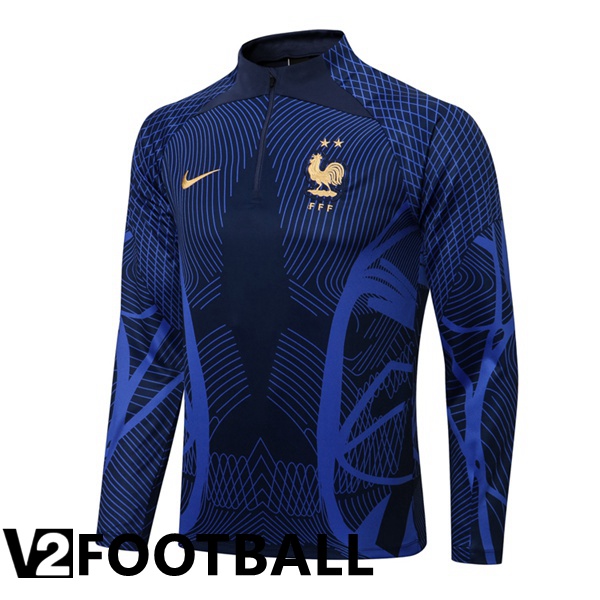 France Training Sweatshirt Royal Blue 2022/2023