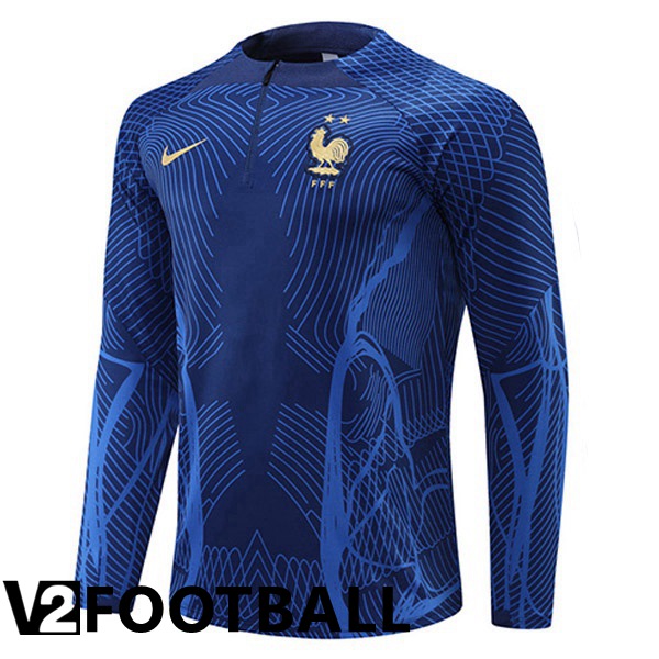 France Training Sweatshirt Blue 2022/2023