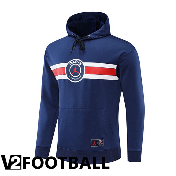 JORDAN Paris Saint Germain Training Sweatshirt Hoodie Blue 2022/2023