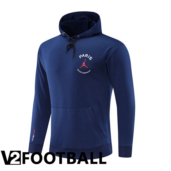 JORDAN Paris Saint Germain Training Sweatshirt Hoodie Blue 2022/2023