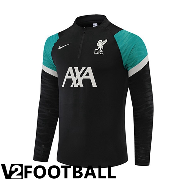 FC Liverpool Training Sweatshirt Black Green 2022/2023