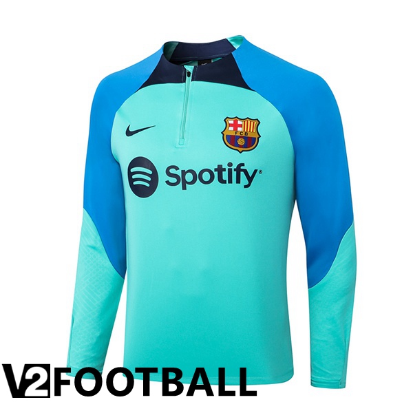 FC Barcelona Training Sweatshirt Blue Green 2022/2023