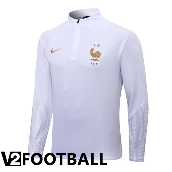 France Training Sweatshirt White 2022/2023