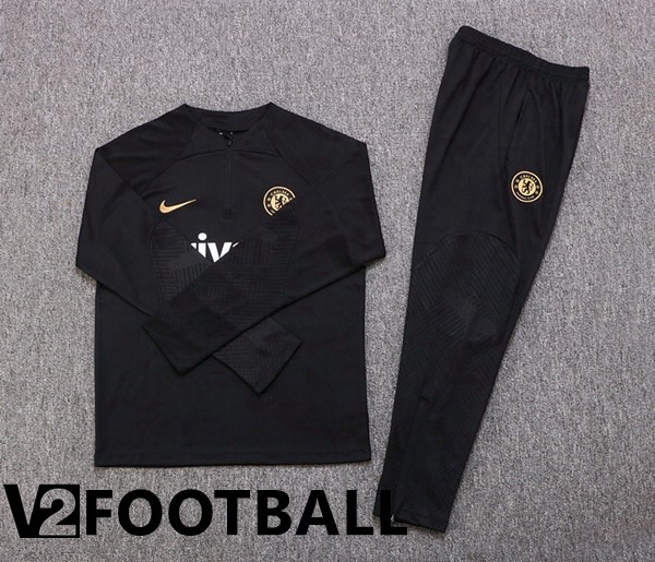 FC Chelsea Training Tracksuit Black 2022/2023