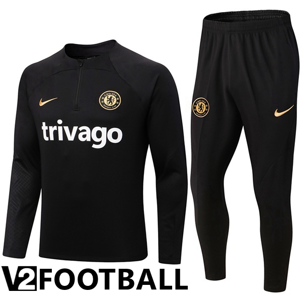 FC Chelsea Training Tracksuit Black 2022/2023