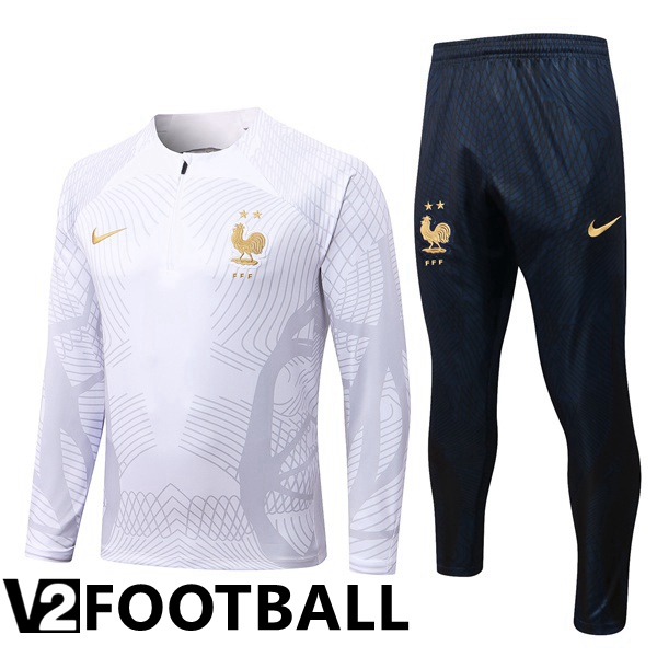 France Training Tracksuit White 2022/2023