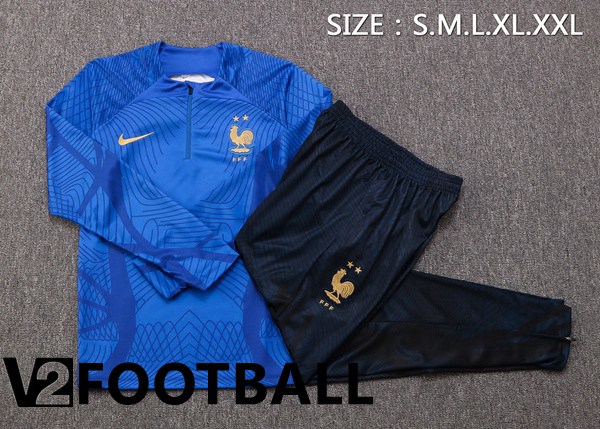 France Training Tracksuit Blue 2022/2023