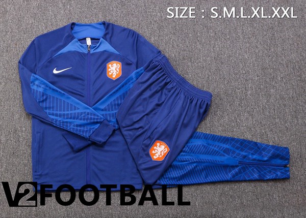 Netherlands Training Jacket Suit Blue 2022/2023