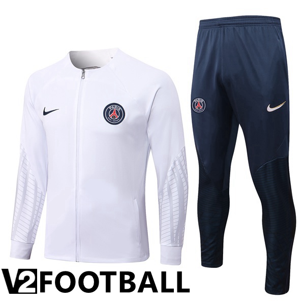 Paris Saint Germain Training Jacket Suit White 2022/2023