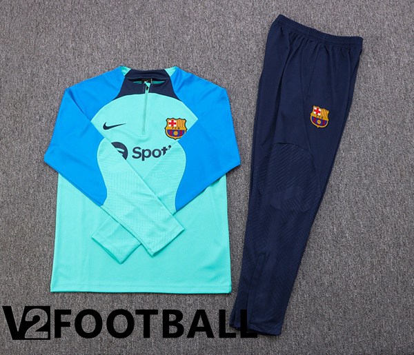 FC Barcelona Training Tracksuit Blue Green 2022/2023