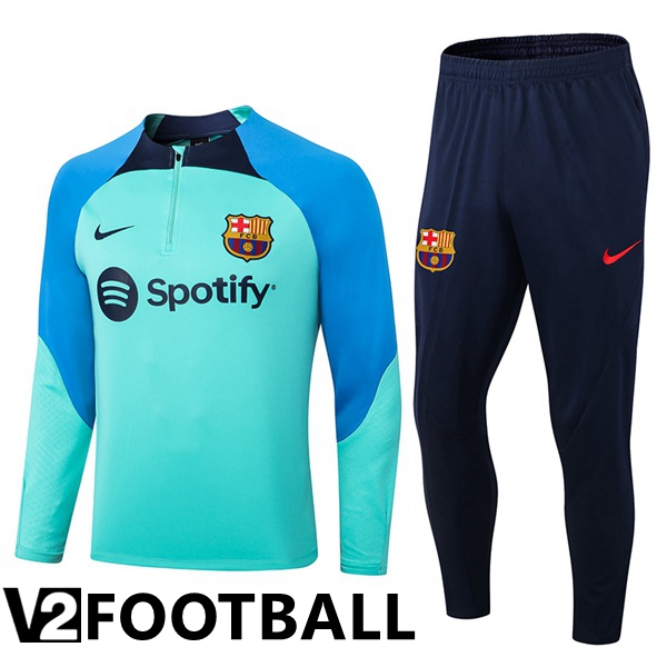 FC Barcelona Training Tracksuit Blue Green 2022/2023