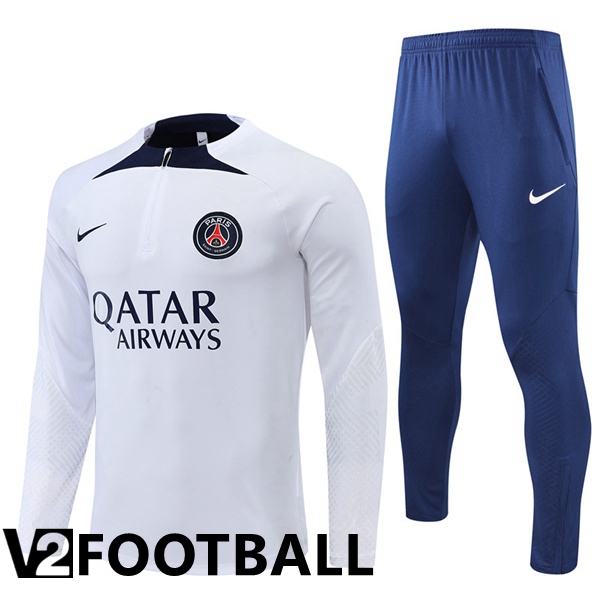 Paris Saint Germain Training Tracksuit White 2022/2023