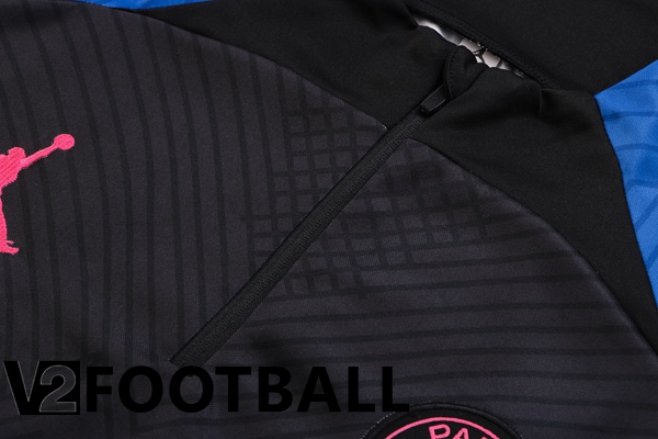 Paris Saint Germain Training Tracksuit Black Blue 2022/2023