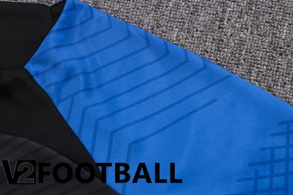 Paris Saint Germain Training Tracksuit Black Blue 2022/2023