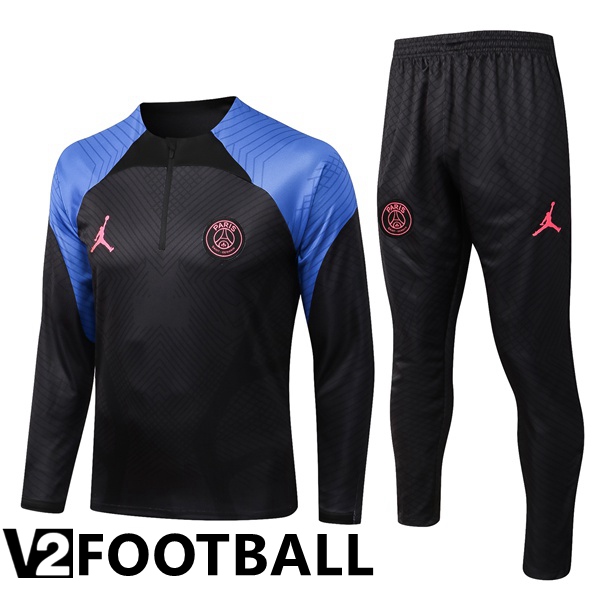 Paris Saint Germain Training Tracksuit Black Blue 2022/2023