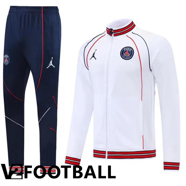 Paris Saint Germain Training Jacket Suit White 2022/2023