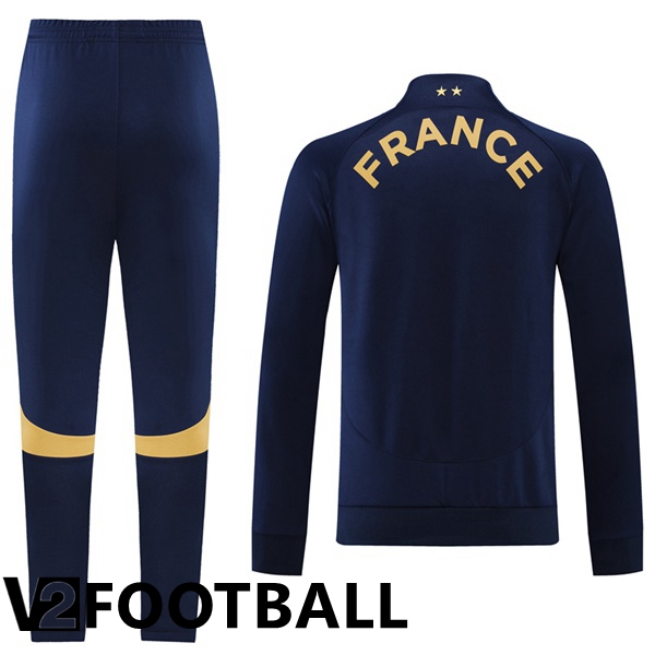 France Training Jacket Suit Royal Blue 2022/2023