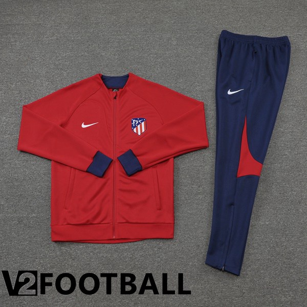 Atletico Madrid Training Jacket Suit Red 2022/2023