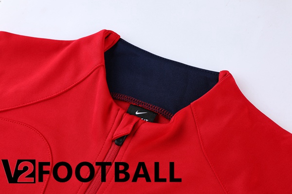 Atletico Madrid Training Jacket Suit Red 2022/2023