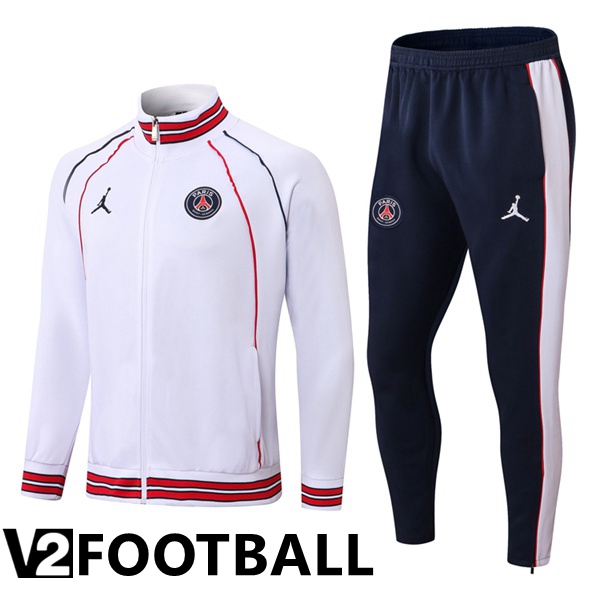 Paris Saint Germain Training Jacket Suit White 2022/2023