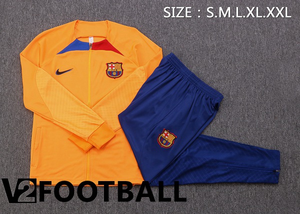 FC Barcelona Training Jacket Suit Orange 2022/2023