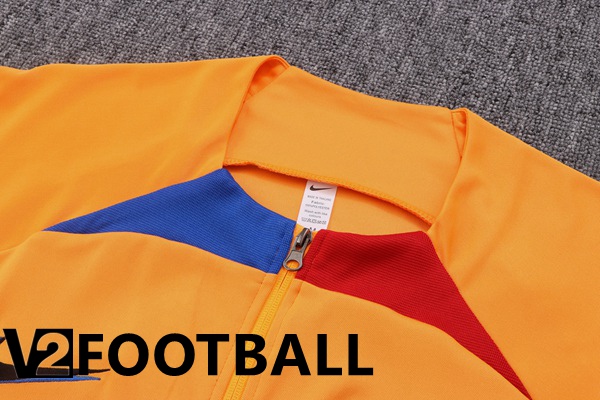 FC Barcelona Training Jacket Suit Orange 2022/2023