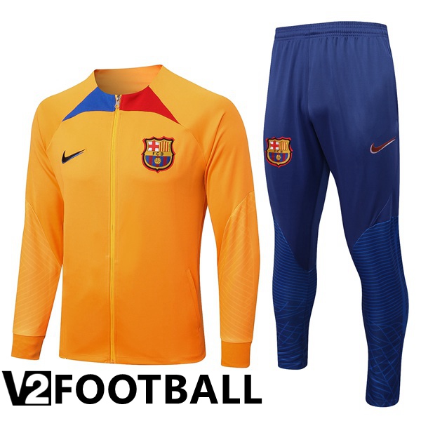 FC Barcelona Training Jacket Suit Orange 2022/2023