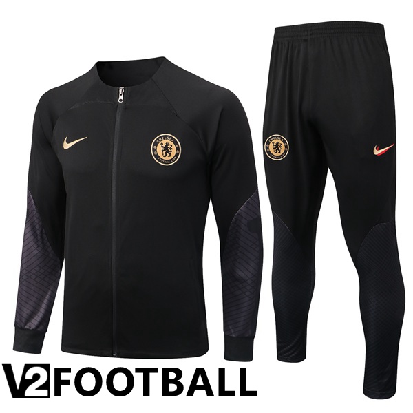 FC Chelsea Training Jacket Suit Black 2022/2023